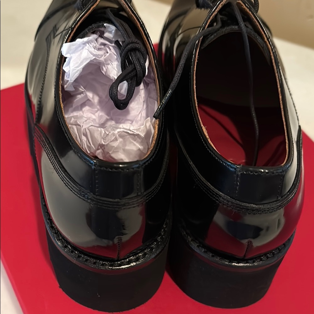 NIB-GRENSON KENNEDY Women Captoe Derby BLACK, Size:6.5(UK) - Picture 8 of 13